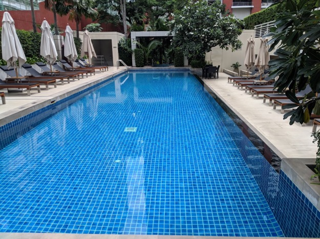 Bangkok - courtyard pool